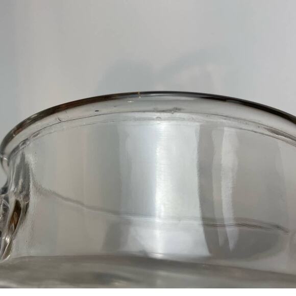 Vintage Anchor Hocking Mayfair Clear Glass Sunflower Open Juice Pitcher 37oz - Picture 5 of 13